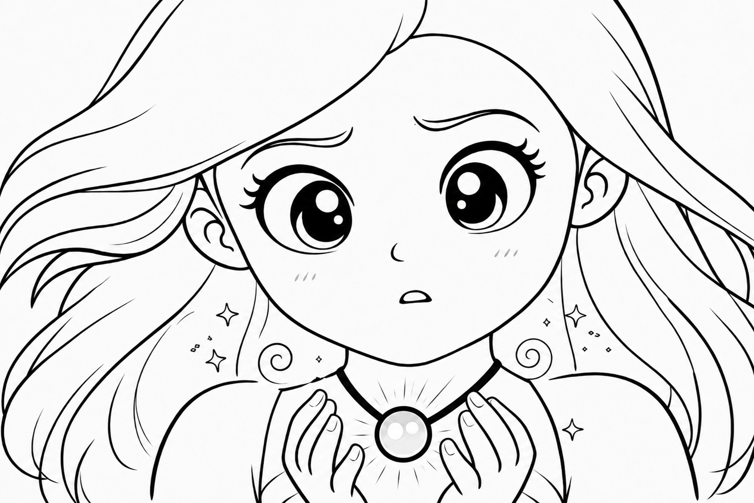 Clara's Glow coloring page