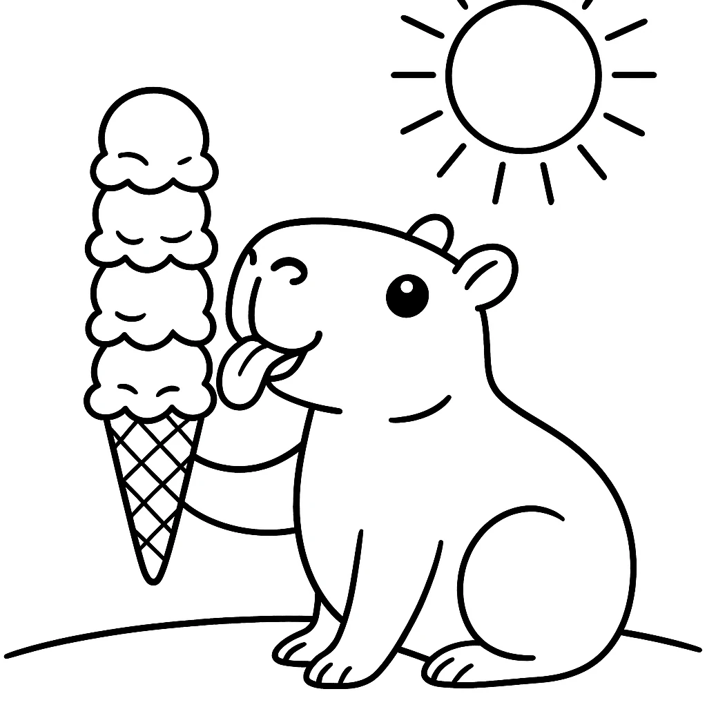Capybara Ice Cream
