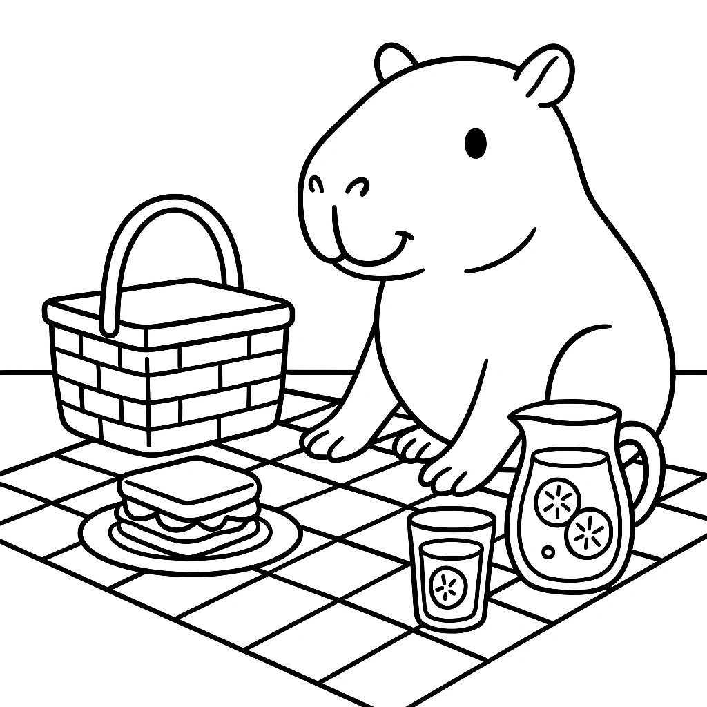 Capybara Picnic