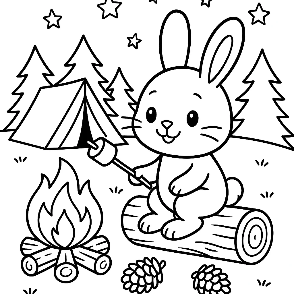 Bunny Around the Campfire
