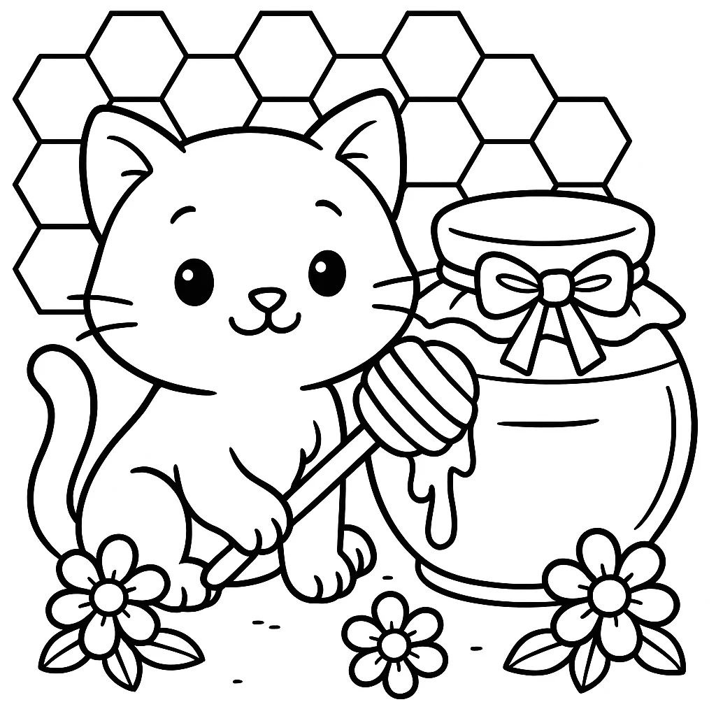 Cat and the Honey Jar