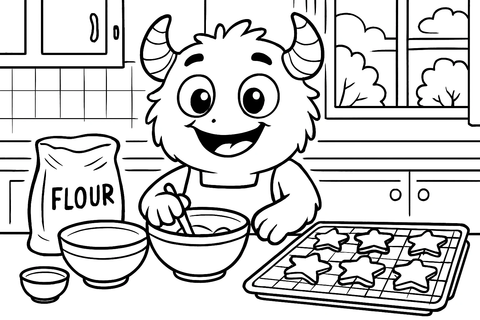 Friendly Monster Baking