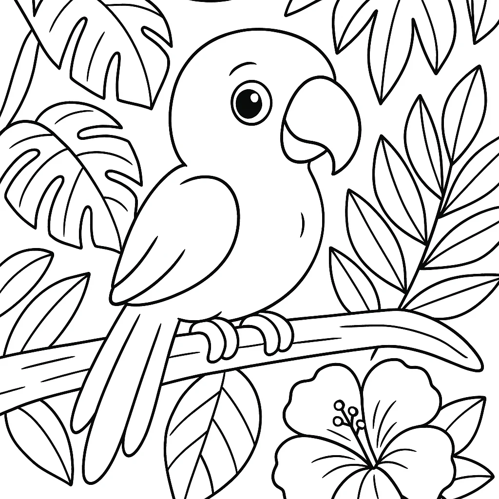 Parrot in the Jungle