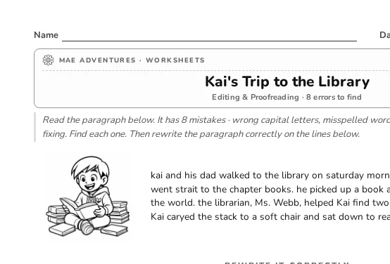 Kai's Trip to the Library thumbnail