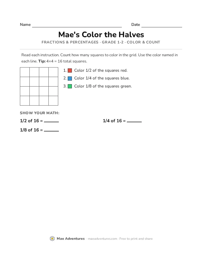Mae's Color the Halves thumbnail