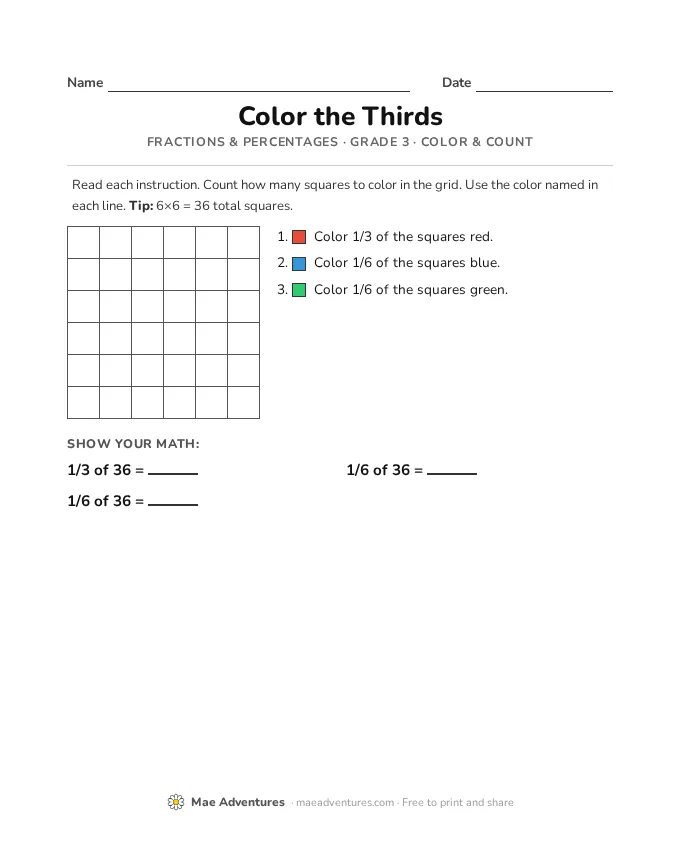 Color the Thirds thumbnail