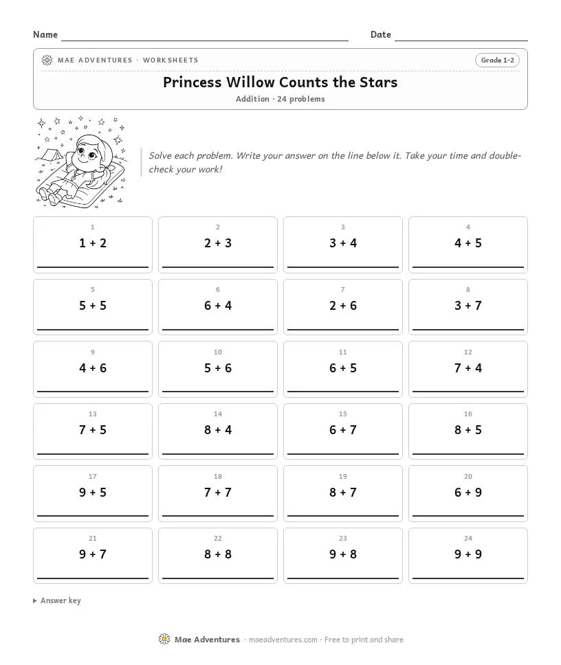 Princess Willow Counts the Stars thumbnail