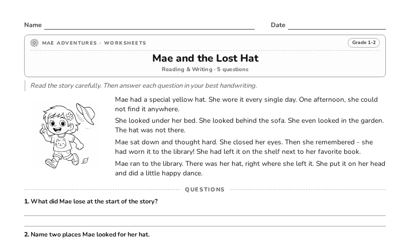 Mae and the Lost Hat thumbnail