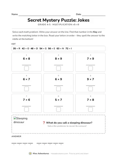 Expert puzzle 4 - dino snore