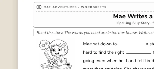 Mae Writes a Story thumbnail